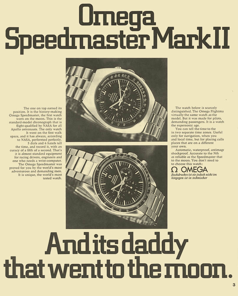 OMEGA® Speedmaster Mark II, 1969